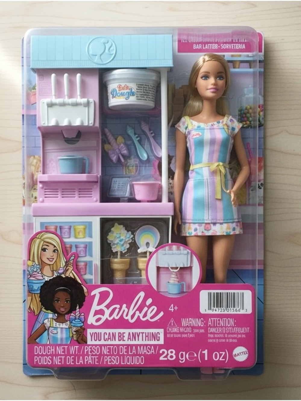 Barbie You Can Be Anything Ice Cream Shop Playset Doll New Sealed